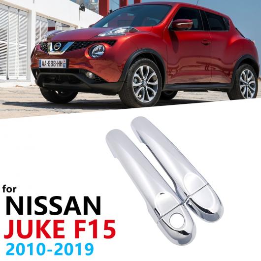 適用: 日産 ジューク F15 インフィニティ/INFINITI ESQ 2010 2011 2012 2013 2014 2015 2016 2017 2018 2019 クローム ドア ハンドル ハンドルボタンなし〜ハンドル 2ボタン AL-NN-2569 AL_5