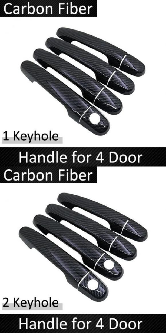 光沢ブラック カーボンファイバー ドア ハンドル 保護 カバー 適用: レクサス ES XV30 ES300 ES330 2002〜2006 1キーホール 4ドア・2キーホール 4ドア AL-NN-2605 ALの通販は 10,440円