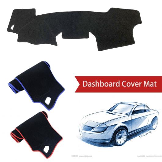 ダッシュボード カバー ダッシュマット 適用: トヨタ RAV4 XA30 2006 2007 2008 2009 右ハンドル用・左ハンドル用 ポリエステル レッド エッジ〜ポリエステル ブラック エッジ AL-NN-2750 AL