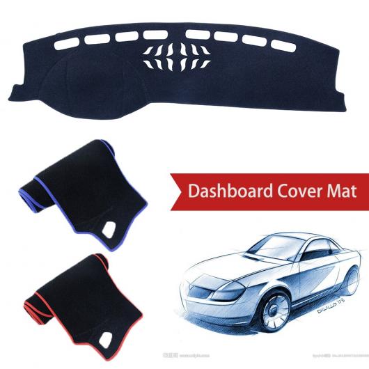 ダッシュボード カバー ダッシュマット 適用: VW フォルクスワーゲン/VOLKSWAGEN 右ハンドル用・左ハンドル用 ポリエステル レッド エッジ〜ポリエステル ブラック エッジ AL-NN-2757 ALの通販は 7,053円