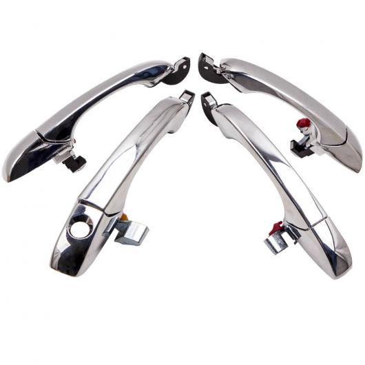 4ピース アウター ドア ハンドル クローム セット 適用: クライスラー/CHRYSLER 300 C 2005-2010 ダッジ/DODGE マグナム 2005-2008 AL-NN-3106 ALの通販は