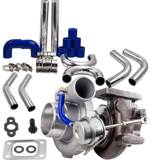T25 T28 GT2871 ターボ ターボチャージャー+2.5 インチ 64mm インタークーラー パイピング パイプ キット AL-NN-3290 ALの通販は 86,170円