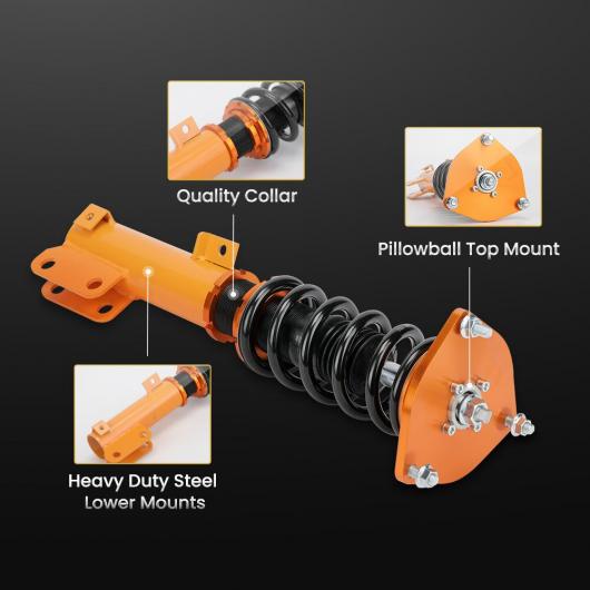 コイルオーバー ロアリング キット 適用: 三菱 ギャラン/LEGNUM 2.5L 1999-2003 ショック ストラット AL-NN-3840 ALの通販は