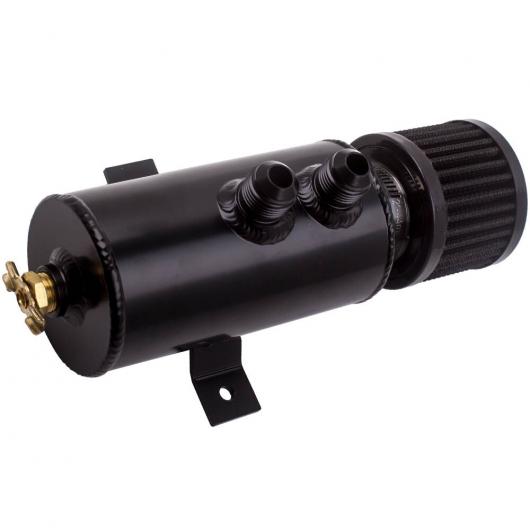 10AN オイル キャッチ CAN リザーバー タンク アルミニウム ブリーザー フィルター バッフル AL-NN-3963 ALの通販は