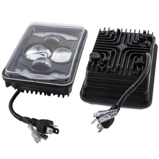 2ピース 7X6 120W フロント 左 右 インナー LED ヘッドライト HI/ロー 適用: ジープ/JEEP ラングラー YJ 1986-1995 AL-NN-4203 AL