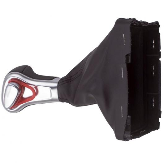 自動車 トランス クロームメッキ ギア シフト ノブ＆レザー