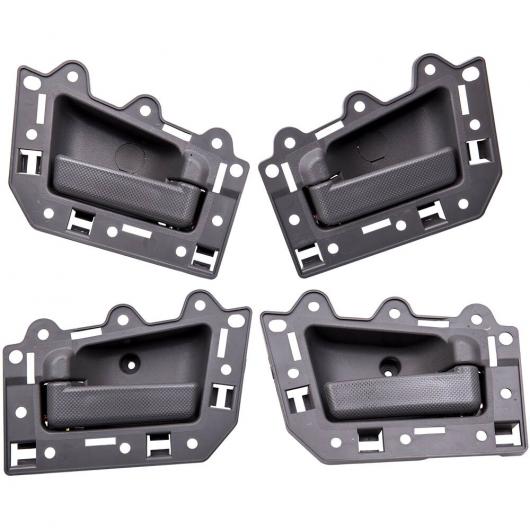 4ピース インナー インサイド インテリア ドア ハンドル ハウジング 適用: ジープ/JEEP グランド チェロキー/CHEROKEE 2005 2006 2007 2008 2009 2010 2011 AL-NN-4954 ALの通販は