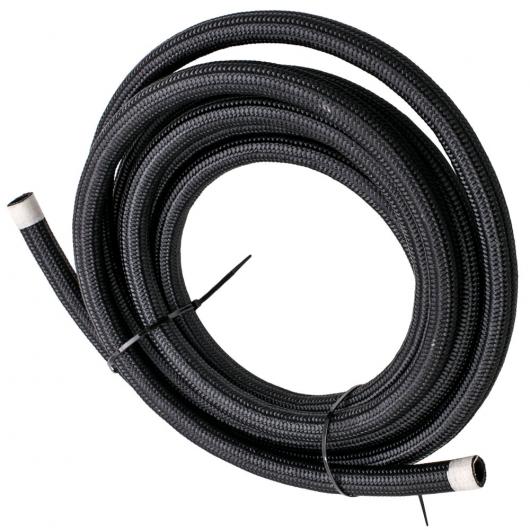 10AN ステンレス スチール 編み込み ガス/オイル/フューエル ライン ホース + 10ホース エンド オス フィッティング キット AL-NN-5087 AL