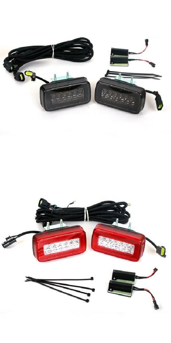 2in1 LED リア バンパー フォグ バックアップ ライト リバース ランプ 適用: メルセデス・ベンツ Gクラス W463 G500 G550 G55 AMG 1986-2015 スモーク・レッド AL-NN-5337 AL