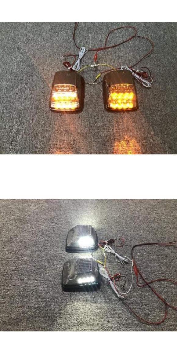 Gクラス W463 LED シグナル ライト 適用: G55 G63 G65 G350 G400 フロント チューニング ランプ デイライト ワーニング ランニング LED ブラック・ランニング LED シルバー AL-NN-5566 AL