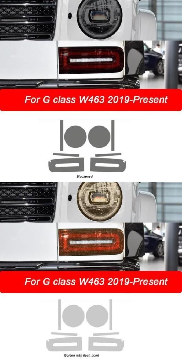 ヘッドライト 保護 フィルム テールライト 保護 クリア TPU ステッカー 適用: メルセデス・ベンツ Gクラス W463 2019 2020 2021 AMG G63 セット B・セット G AL-NN-5674 AL 36,530円