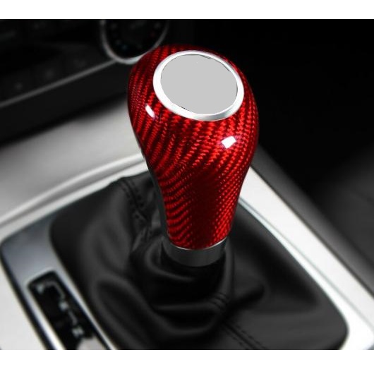 カーボンファイバー ステッカー ギア シフター カバー インテリア モールディング 適用: メルセデス W204 W212 W169 ブラック カーボンファイバー・レッド カーボンファイバー AL-NN-5958 AL_4