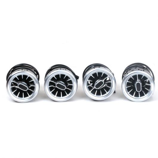 1/2/4ピース LED フロント ダッシュボード AC エア コンディション 吹き出し口 ベント ターボ インテリア トリム 適用: メルセデス・ベンツ V クラス W447 VITO V250 シルバー 1ピース AL-NN-6038 ALの通販は