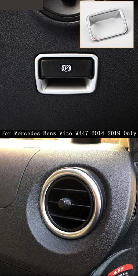 マット インテリア キット 適用: メルセデス・ベンツ VITO W447 2014-2019 ダッシュボード/カップホルダー/エア/ハンドル カバー トリム パーツ B 1ピース・パーツ H 2ピース AL-NN-6046 AL