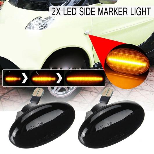 AL 適用: メルセデス スマート W450 452 VITO W639 W447 ダイナミック LED サイド インジケーター ライト LED サイド マーカー ライト ターンシグナルランプ AL-NN-6096