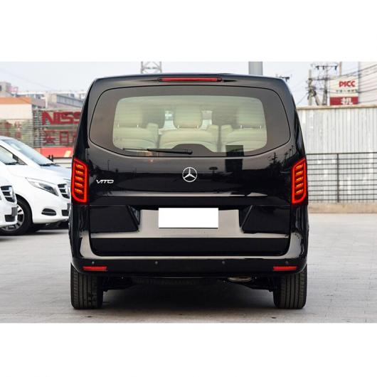 適用: ヘッド ライト ベンツ VITO V260 W447 2016-2021 マイバッハ/MAYBACH タイプ テールライト LED DRL ランニング ライト LED リア パーク ブラック A ペア・レッド A ペア AL-NN-6147 AL_2