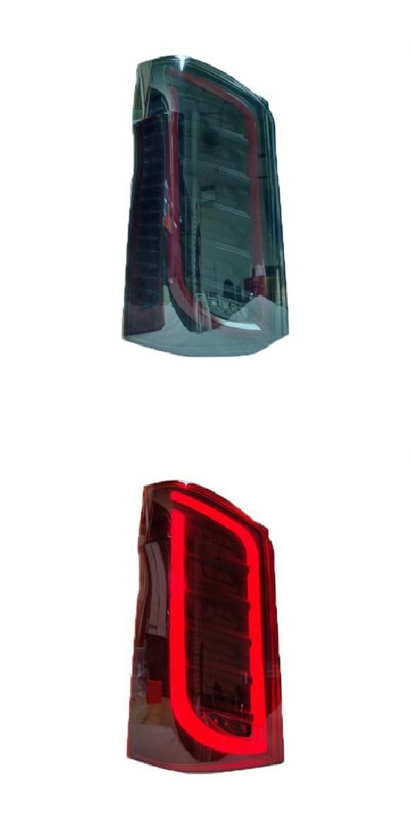 適用: ヘッド ライト ベンツ VITO V260 W447 2016-2021 マイバッハ/MAYBACH タイプ テールライト LED DRL ランニング ライト LED リア パーク ブラック A ペア・レッド A ペア AL-NN-6147 AL