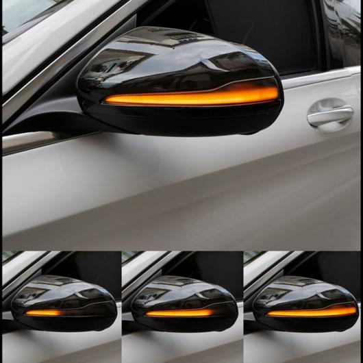 適用: メルセデス・ベンツ C E S GLC W205 X253 W213 W222 V クラス W447 LED ダイナミック サイド ウイング ターンシグナルライト 流れる ウインカー イエロー AL-NN-6242 AL_3