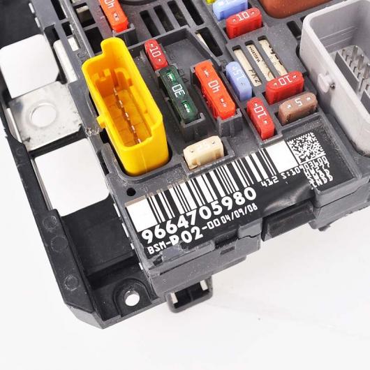 9809742780 9664705980 9667044980 ヒューズ ボックス ユニット アセンブリ BSM R02=R19 適用: シトロエン C5 プジョー 3008 AL-NN-6657 AL