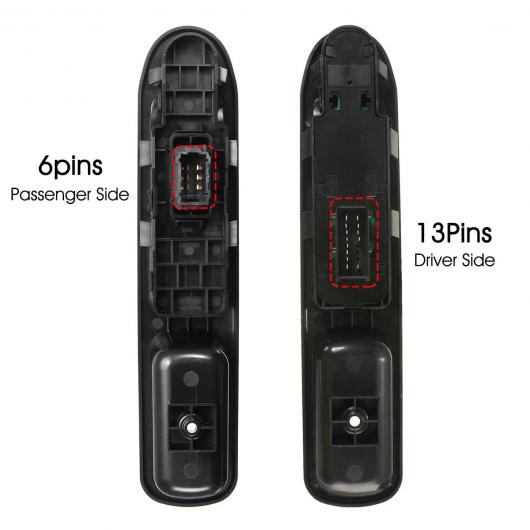 6554QC 6490HQ 6554HJ ドライバ サイド パッセンジャー サイド 電動 パワー ウインドウ コントロール スイッチ 適用: プジョー/PEUGEOT 207 2007-2015 左 右 AL-NN-6806 AL_2