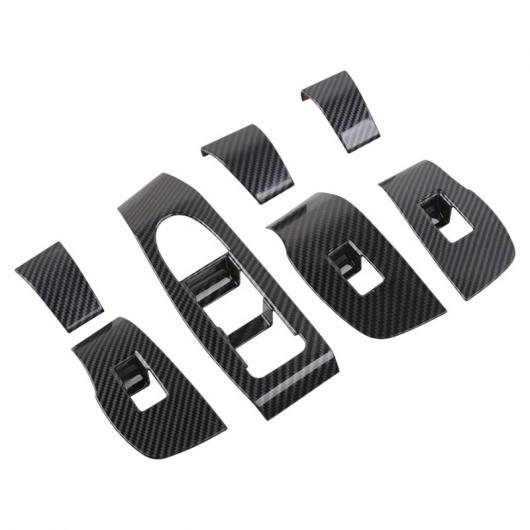 7ピース ウインドウ スイッチ パネル 装飾 ガラス スイッチ ボタン カバー トリム ステッカー 適用: MAZDA3 アクセラ 2019-2020 AL-NN-8713 ALの通販は内装