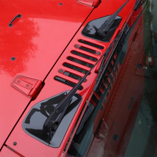 フロント シールド レイン ワイパー ベース 装飾 カバー トリム 適用: ジープ/JEEP JK ラングラー 2007-2017 AL-NN-8837 AL_3