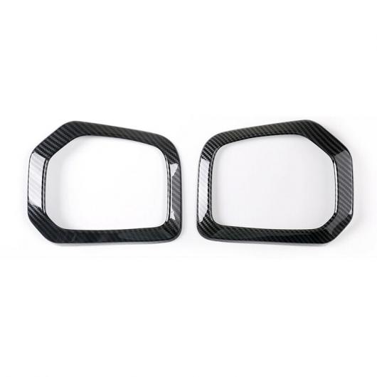 フロント バンパー フォグライト カバー モールディング トリム 適用: トヨタ タコマ 2016-2020 アクセサリー ABS カーボンファイバー AL-NN-8898 AL