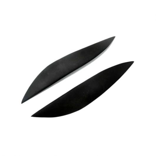 ヘッドライト アイブロー アイリッド トリム カバー ステッカー 適用: ホンダ シビック 2001-2003 ブラック AL-NN-8985 AL