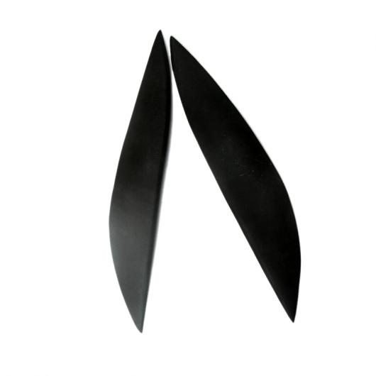 ヘッドライト アイブロー アイリッド トリム カバー ステッカー 適用: ホンダ シビック 2001-2003 ブラック AL-NN-8985 AL