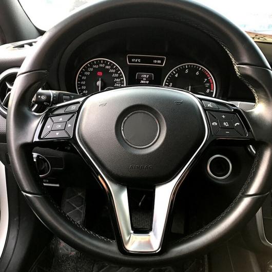 ステアリング ホイール フレーム トリム カバー 適用: メルセデス ベンツ A B C E CLA CLS GLA GLK クラス W176 W246 W204 W207 W212 W117 W218 X156 X2 ブラック AL-NN-9149 AL