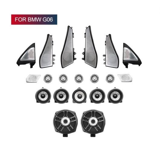 LED 適用: BMW X6 G06 スピーカー フロント リア ドア ツイーター ルミナス ナイト ライト トリム サブウーファー オーディオ スピーカー ホーン X6 7 ツイーター 7ミッド ホーン 12V AL-NN-9274 AL