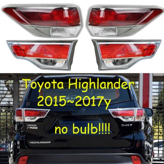 バルブなし 2015-2019 バンパー テールライト クルーガー ハイランダー リバース 1ピース 左 インナー・1ピース 右 インナー トヨタ ハイランダー 2015-2017 バルブなし AL-OO-0183 AL