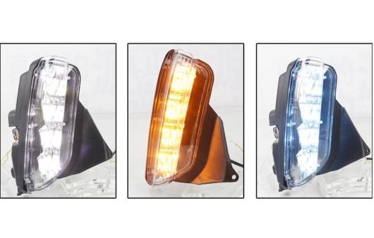 バンパー ヘッドライト ヴィオス デイタイム ライト 2017-2019 DRL LED ヘッドランプ 適用: ヘッド ランプ フォグ ホワイト イエロー ブルー トヨタ ヴィオス 2017-2019 AL-OO-0192 AL_3