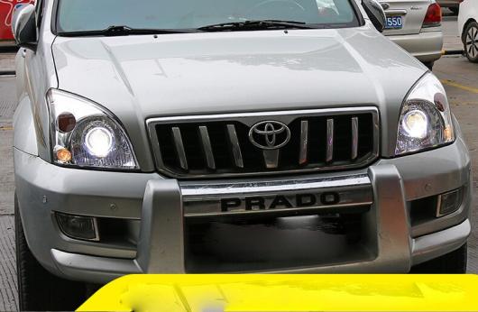 ヘッド ライト 適用: トヨタ ランド プラド ヘッドライト クルーザー LC120 2003-2009 HID DRL ヘッドランプ ホワイト イエロー トヨタ プラド クルーザー 2003-2009 左ハンドル AL-OO-0254 AL_3