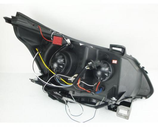 2ピース 適用: E60 ヘッドライト 2003-2007 520I 525i 530i ヘッド ランプ オート LED DRL HI/LO ビーム HID キセノン BI E60 テール レッド 2ピース BMW E60 2ピース 2003-2007 AL-OO-0320 AL_2