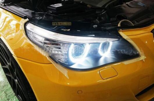 2ピース 適用: E60 ヘッドライト 2003-2007 520I 525i 530i ヘッド ランプ オート LED DRL HI/LO ビーム HID キセノン BI E60 テール レッド 2ピース BMW E60 2ピース 2003-2007 AL-OO-0320 AL_4