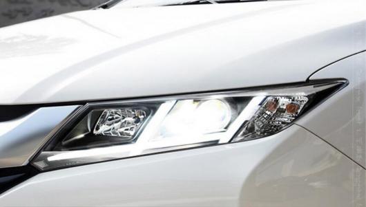 2ピース バンパー ランプ 適用: シティ ヘッドライト 2014 2015 2016 ヘッド LED DRL フロント ライト BI-キセノン レンズ キセノン 2ピース ヘッドライト ホンダ シティ 2008-2012 AL-OO-0324 AL_3