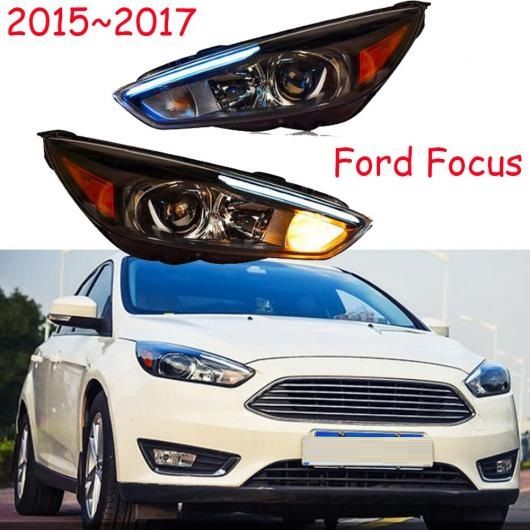 ビデオ SHOW ヘッド ランプ 適用: フォーカス ヘッドライト 2015 2012 2013 2014 年 DRL デイタイムランニングライト 2012-2014・2015-2017 フォード フォーカス LED AL-OO-0365 AL