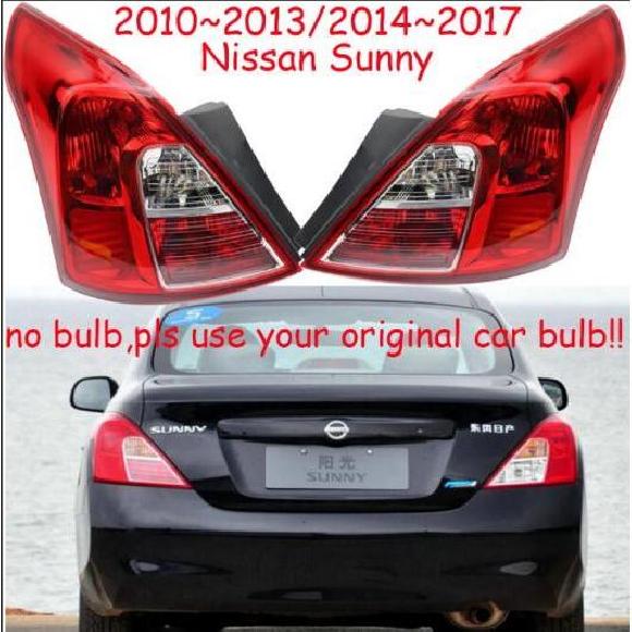 1ピース テールライト 適用: 日産 サニー アルメーラ 1セット 2ピース 日産 サニー バルブなし ベースなし 2010-2013・日産 サニー バルブなし ベースなし 2014-2017 AL-OO-0381 AL