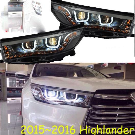 2ピース チューニング ヘッド ランプ 適用: ハイランダー 2015 2016 2017 ヘッドライト HID バルブ LED モデル1・モデル2 トヨタ ハイランダー HID キセノン バラスト AL-OO-0416 AL_3