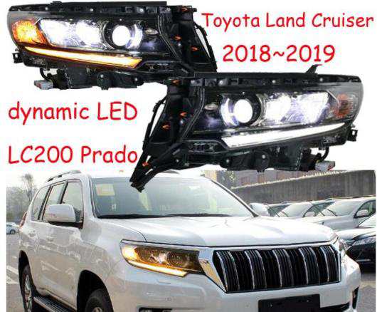 2ピース 適用: クルーザー プラド ヘッドライト 2018 2019 LC200 LED ヘッド ランプ DRL HI LO オール レンズ モデル1スタイル トヨタ ランドクルーザー プラド LC200 2018-2019 AL-OO-0526 ALの通販は