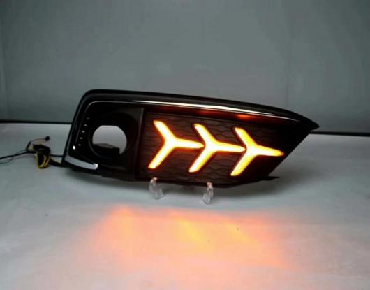 1セット バンパー ヘッドライト 適用: シビック デイタイム ライト 2019 2020 LED DRL ヘッドランプ フォグ ホワイト イエロー ブルー ホンダ シビック 2019-2020 AL-OO-0547 AL_3