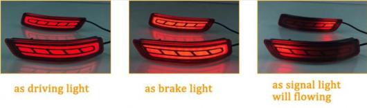 1セット 適用: リア ランプ トヨタ カローラ テールライト アルティス LED 2014-2018 フォグ テール ライト モデル1・モデル2 トヨタ カローラ 2014-2018 3機能 AL-OO-0651 AL_4