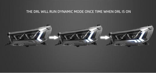 2015-2019 バンパー ヘッド ライト 適用: レボ ハイラックス ヴィーゴ ヘッドライト LED DRL HID キセノン フォグ ヘッドランプ タイプ001 トヨタ ヴィーゴ レボ 2015-2019 LED AL-OO-0719 AL_2