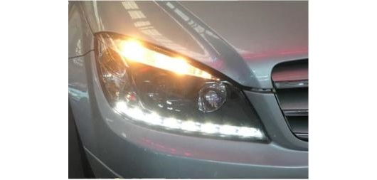 2007-2010 バンパー ヘッド ライト 適用: メルセデス ベンツ W204 1セット 2ピース メルセデス ベンツ 2007-2010 W204 C200〜メルセデス ベンツ 2007-2010 W204 C260 AL-OO-0761 AL_4