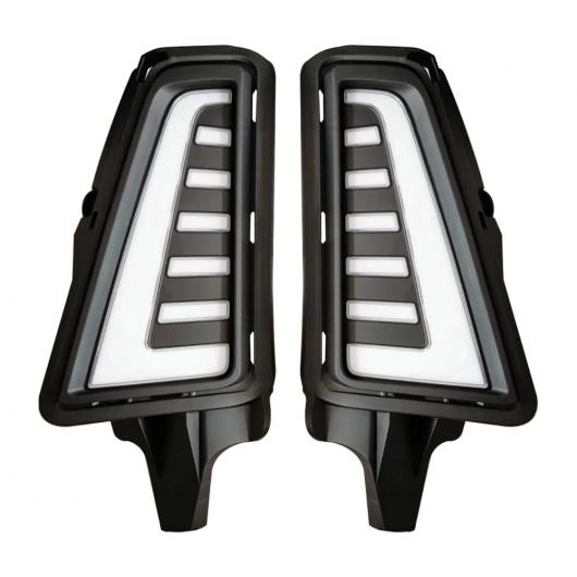 1ペア LED DRL フォグランプ 適用: トヨタ ハイエース 2019 2020 12V LED デイタイムランニングライト イエロー ウインカー ホワイト イエロー ブルー AL-OO-0823 AL_2
