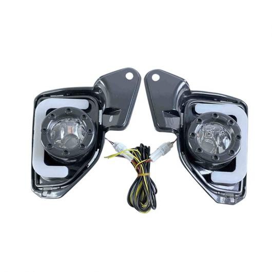 2ピース LED 12V ABS フォグランプ DRL デイタイムランニングライト 適用: トヨタ ハイエース 2014-2016 ウインカー AL-OO-0895 ALの通販は