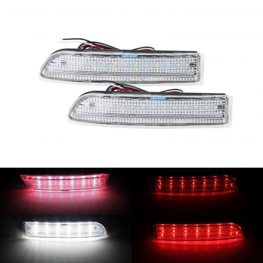 2ピース LED リア バンパー リフレクター ブレーキ ストップ ライト 適用: トヨタ アベンシス エスティマ プレヴィア アルファード MKI RAV4 AL-OO-0917 ALの通販は 9,709円