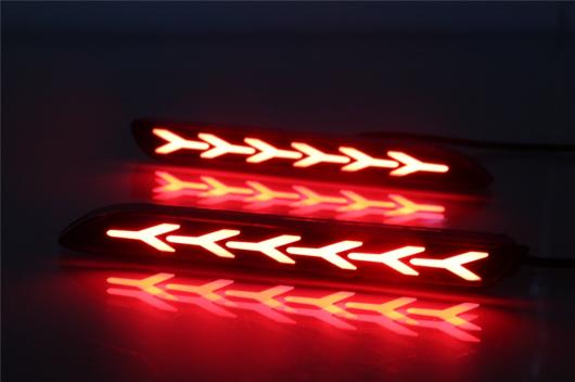AL LED 後押し バンパー リフレクター 尻っ方 うち切り ともし火 当てはめる: トヨタ 赤いこと 取りまかなう〜ひな型 E 3役立つこと AL-OO-0922