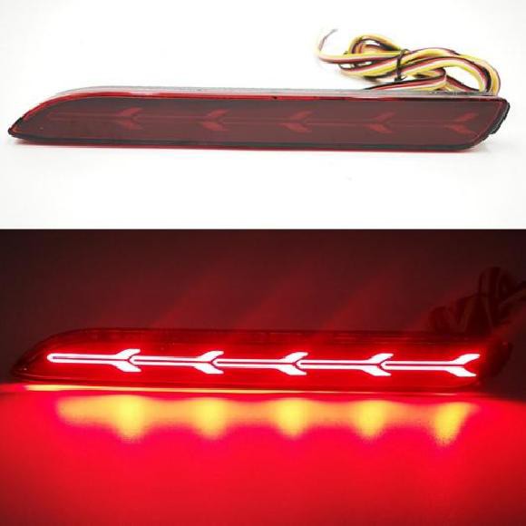 AL LED リア バンパー リフレクター テール ブレーキ ライト
